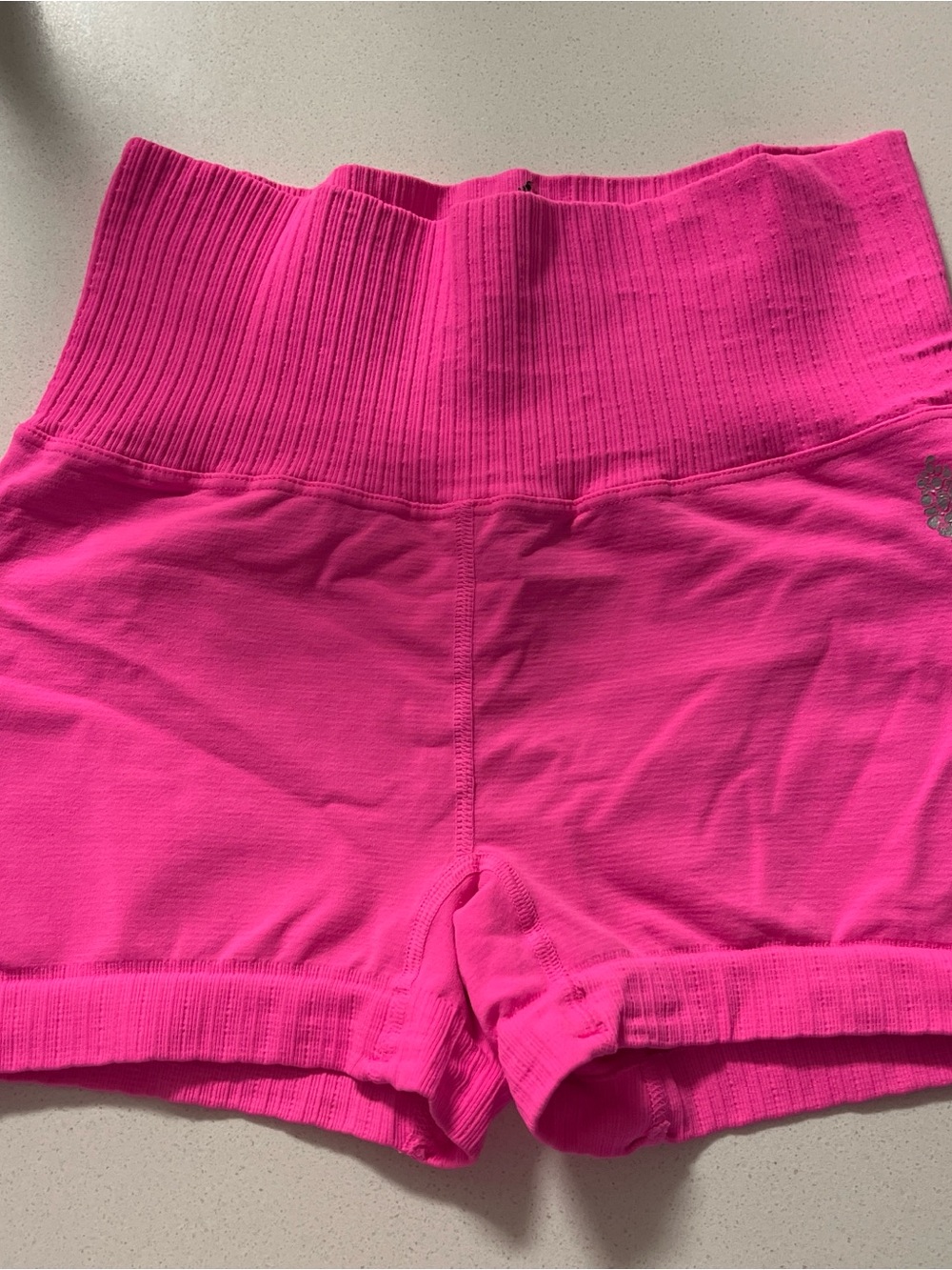 FP Movement by Free People Hot Pink High-Waist Athletic Shorts
